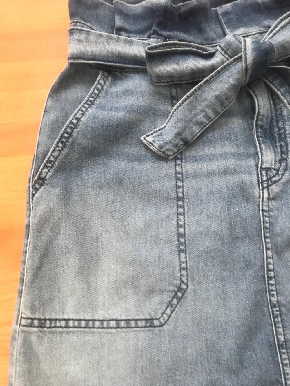 Free People Blue Denim Mini Skirt Splendor In The Grass Size 8 - Picture 7 of 12